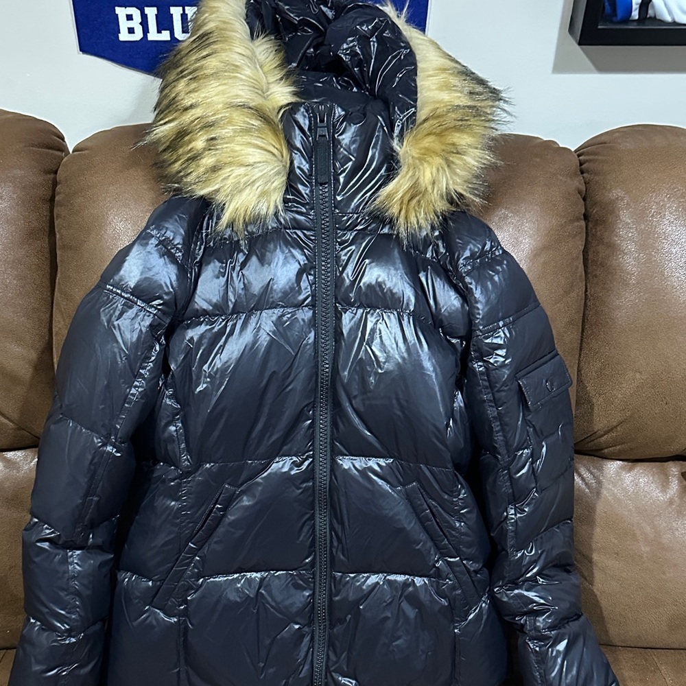 NWT S13 Allie Jacket with Fur hood. Black size XL Women’s